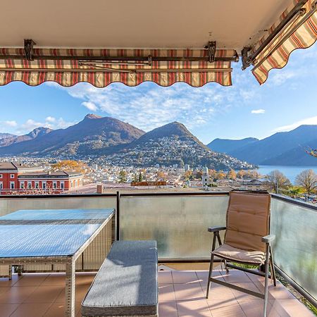 Appartement Imperial Of Lugano 4 With A Lake View Behind The Station And 10 Min From The Lake Extérieur photo